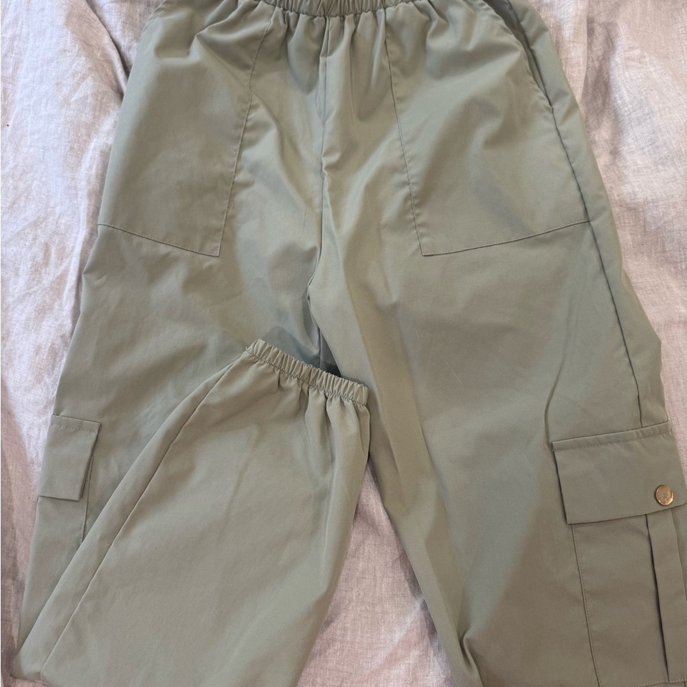 SHEIN Olive Green Cargo Joggers